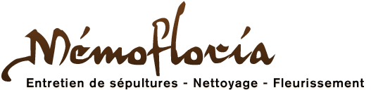 Accueil - Entretien de sépultures, Nettoyage, Fleurissement à Montréal - Logo Mémofloria